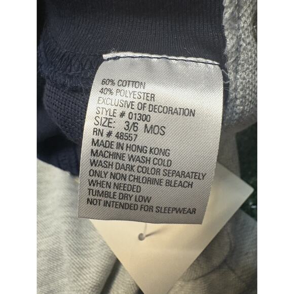 Vintage Y2K Cowboys and Angels Romper Size 3-6 Months Gray Navy Ace Trucking - Picture 6 of 6